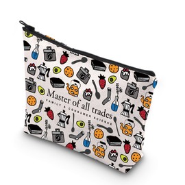 JNIAP FCS Teacher Makeup Bag Family And Consumer Science Teacher Gift Home EC Teacher Gift FACS Gifts, Master Of mb, Fit