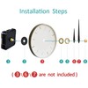 Quartz DIY Clock Movement Mechanism DIY Replacement Parts (No Hour
