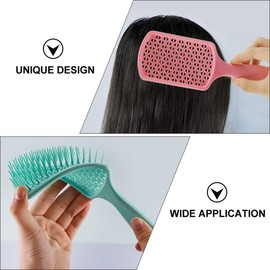5PCS Women Hair Brush Scalp Massage Detangling Brush for Black Natural Hair and Curly Hair, Soft Detangling Comb Detangler Hair Brush for African American 3c/ 4b/ 4c Hair, Afro hair, Wet&Dry
