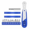 14 Piece Mini Ratchet Set, 1/4 Ratchet Wrench with Screwdriver