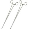 Multipurpose 2 Long Straight Hemostat Forceps 12" + 14" with