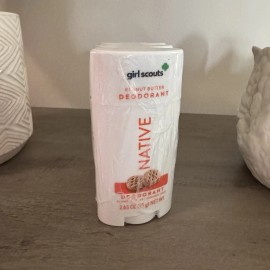 Native LOT OF 3 Native Girl Scout Deodorant Peanut Butter Sealed 3 Pack Limited Edition