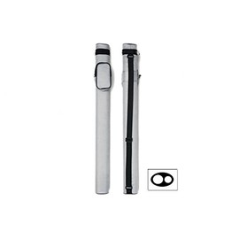 DELTA 1x1 Macaron 1Butt and 1Shaft Pool Cue Case (Several Colors Available) (Gray)