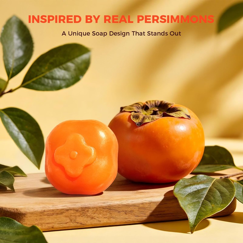 KlearBloom Persimmon Soap for Body Odor, 2 Bars x 105g
