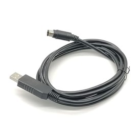 Línea de datos USB a Mini DIN de 7 pines para IK IRIG Keys 2 PRO Duo I/O USB Connection Cable de tarjeta de sonido (3.3 ft)