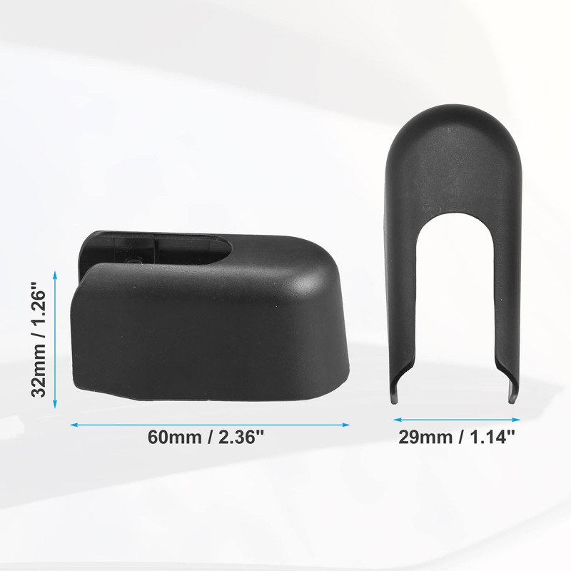 X AUTOHAUX Rear Windshield Wiper Arm Nut Cover Cap Fit
