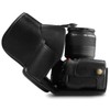 MegaGear MG1535 Nikon D3500 Ever Ready Kameratasche und Trageriemen, Leder,