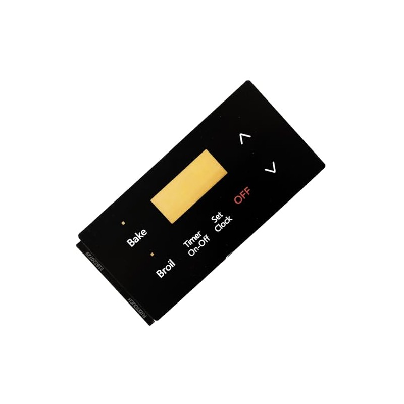 316220729 316220701 Range Black 7 Button Clock Overlay Compatible Replacement