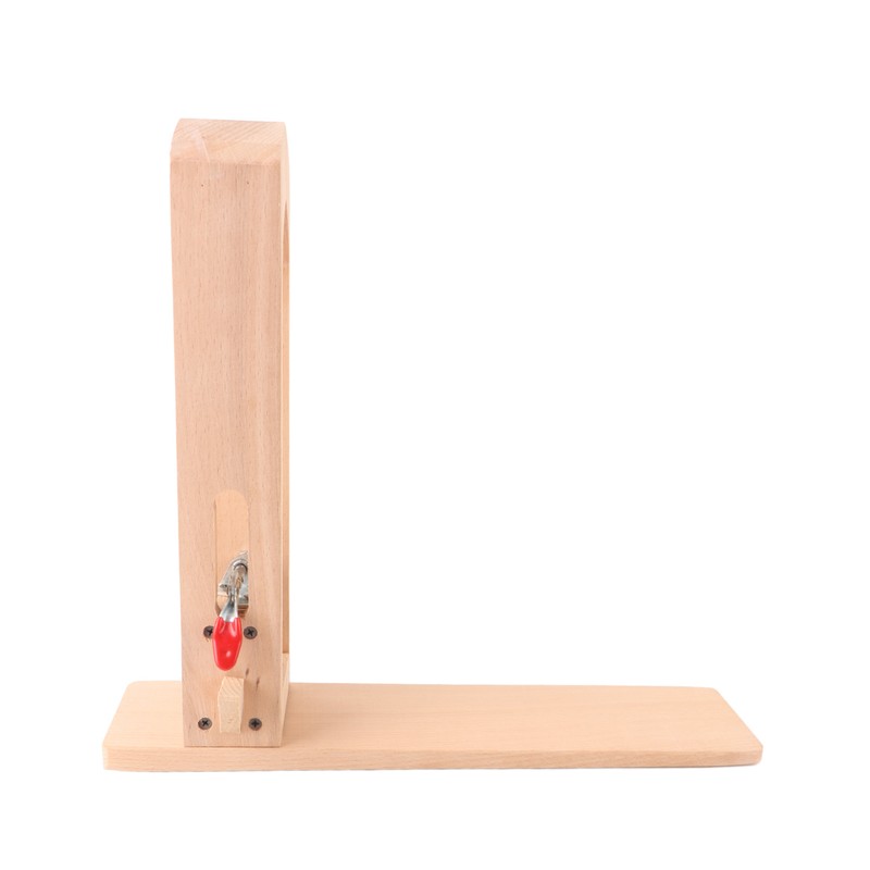 Leather Hand Stitching Fixture Wooden Leather Fix Clamp Leather Sewing