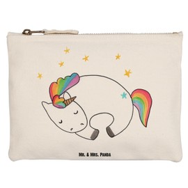 Mr. & Mrs. Panda Schminktasche Einhorn Nacht Grösse XL Große - Geschenk, Ruhe, Schlamperetui, Einhorn Deko, Einhörner, Freundin, Federmappe,