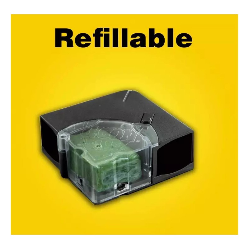 d-CON Refillable Corner Fit Mouse Bait Station, 1 Trap +