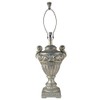 Dale Tiffany SR149 Resin Table Lamp Base, Antique Silver