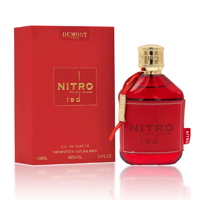 Dumont Nitro Red Pour Homme EDP Spray 3.4 Oz For