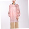 Healeved Long Sleeve Oilproof Apron for Women Flower Pattern Smock