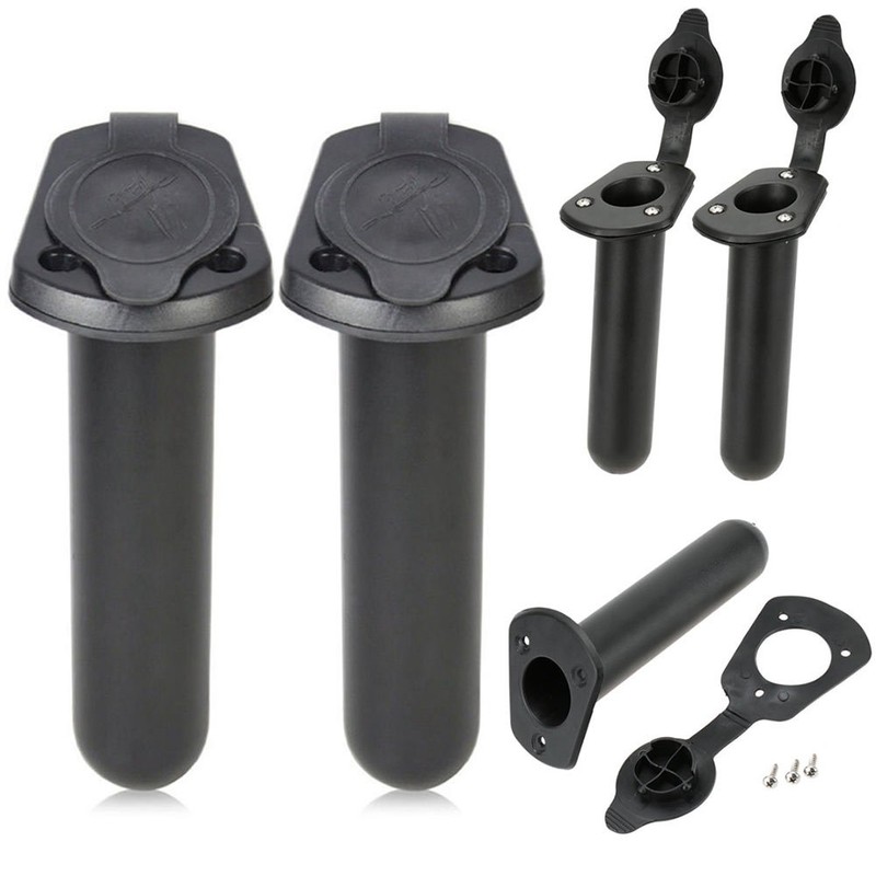 RUNGAO 2Pcs Flush Mount Fishing Rod Holder Gasket Kayak Canoe
