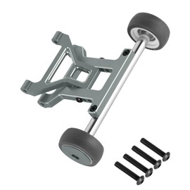 hopsupRC RC Wheelie Bar Upgrades Part for 1/8 Typhon 3S BLX,1/10 Kraton Granite Gorgon Vorteks 3S BLX Mega 550, Aluminium Stand Up Hops Up,Titanium
