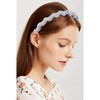 Amariver Headbands for Women 4Pcs Zigzag Headbands Elastic Teeth Comb