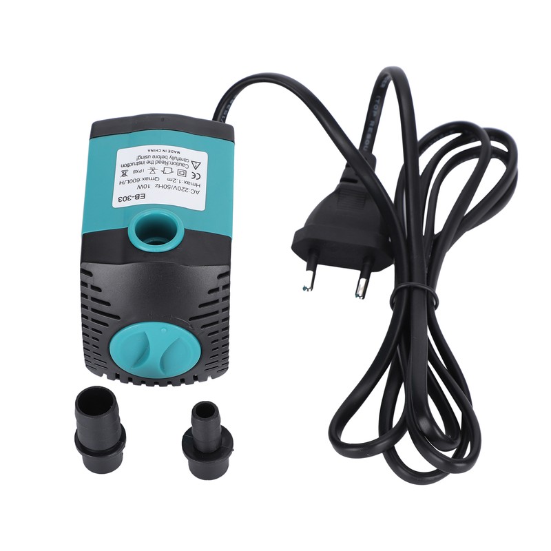 10W Submersible Pump 600L/H 1.2m Lift Low Noise Water Pump