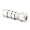 TAISHER 1PCS 304 Stainless Steel Thru-Bulk Bulkhead Compression Tube Pipe