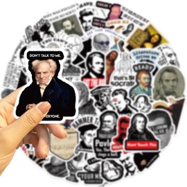 Pack of 50 Funny Meme Stickers Set, Meme Stickers for Car, Laptop, Skateboard, Bicycle, Moped, Motorcycle, Bicycle Computer, Suitable for Adults Children (Funny Celebrities)