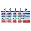 Evoges PVC Fire Action Notice Sign (If You Discover A