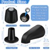 Matte Black Bath Tub Spout Shower Trim Kit, with 3