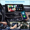 GuKKK Wireless CarPlay Adapter, 2-in-1 Android Car Wireless Adapter, Convert