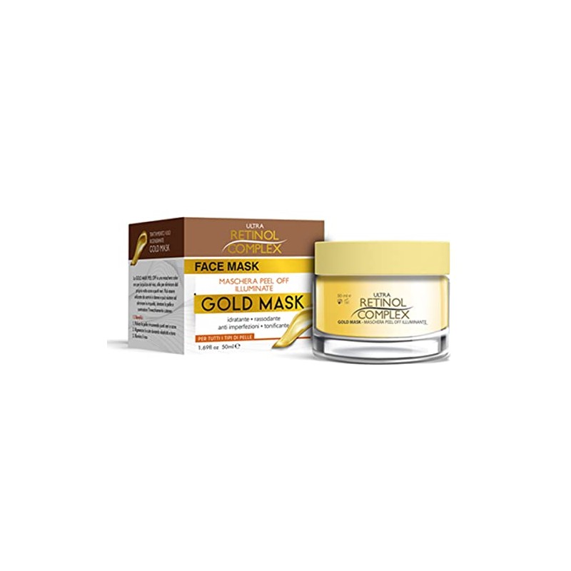 Gold Mask - Peel Off Highlighter Face Mask - 50