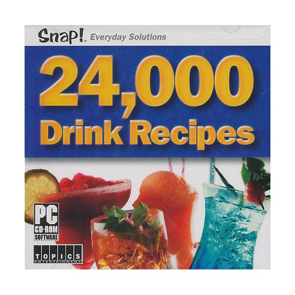 TOPICS Entertainment 24000 DRINK RECIPES Coctail Mixing Guide PC Windows