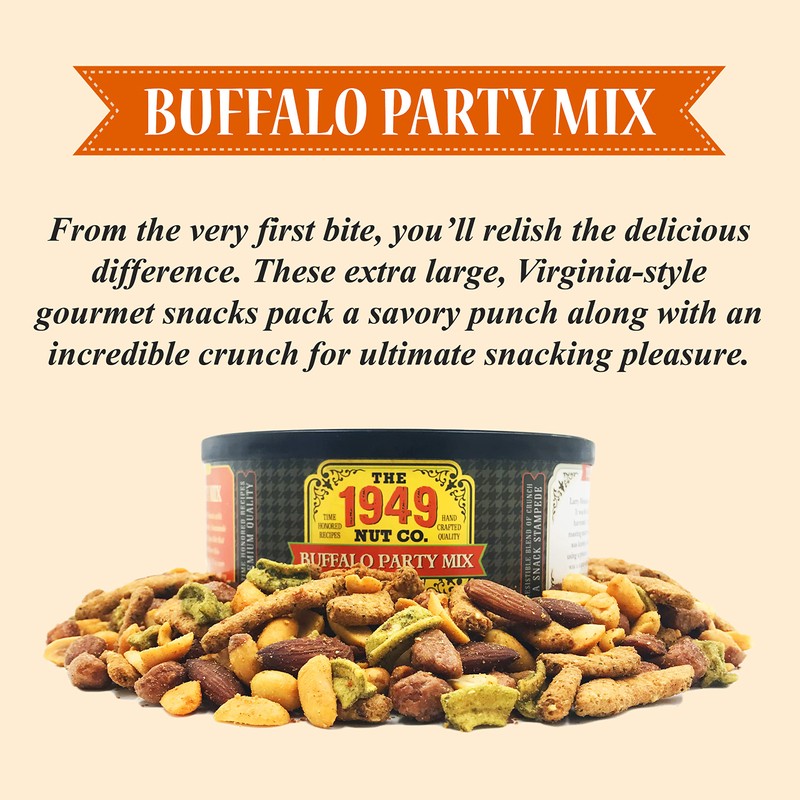The 1949 Nut Co. Buffalo Party Mix | Assorted Flavored