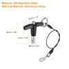 QUARKZMAN T-Handle Locking Pins, 8 mm x 10 mm Quick