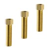 GUXGUY 1/2" Extension Brass Pipe Fitting 1/2"NPT Female to 1/2"
