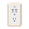 11-IN-1 USB Wall Charger Surge Protector with Night Light 7