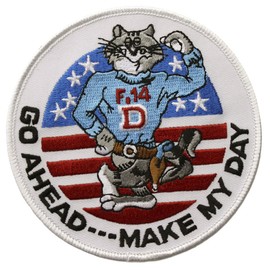 Tomcat F-14D Make My Day Patch Full Color