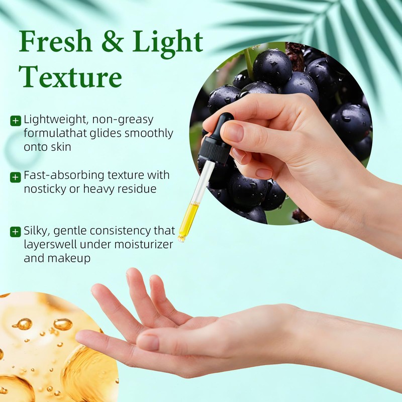 AQILUN Elderberry Seed Oil, Cold Pressed Elderberry Seed Oil, Pure
