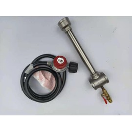 Forge Gas Burner,Gas Metal Melting Furnace Propane Gas Forge Burner,High Pressure Cast-Iron Burner Head, Burner Assembly Flame Control System, Propane Burner Replacement, Blacksmith Knife Making