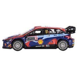 DCD for Hyundai I20 N Rally1 Hybrid #11 Diecast Toy Featuring Thierry Neuville Martijn Wydaeghe 3rd Place Finisher Monte Carlo