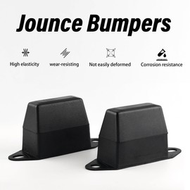 SMFVBTDWN7 3 Inch Rear Suspension Bump Stop, Leaf Spring Jounce Bumper fit for Cherokee XJ 1987-2001,Ram 1500 2500 3500 1997-2002, 2004-2012 Colorado (2PCS)