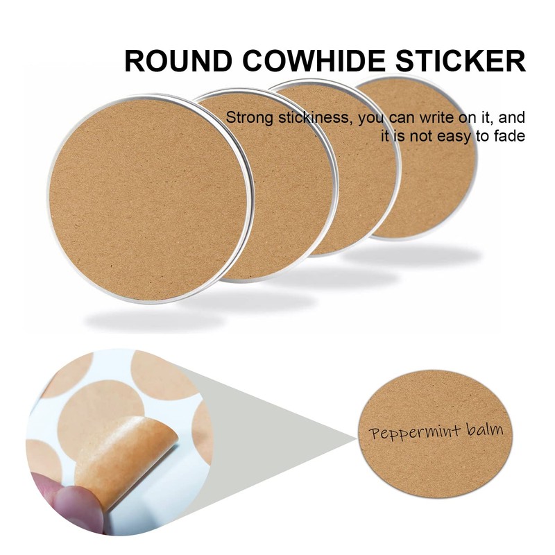 30pcs Mini Cosmetic Storage Container Travel Samples with Cow Skin