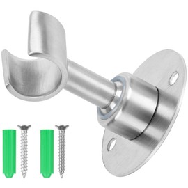 Shower Head Holder Stainless Steel 360° Rotatable Wand/Hose Sprayer Mount by BlueStars – Adjustable Handheld Showerhead Bracket – Universal Wall-Mount, Hardware Pack Included