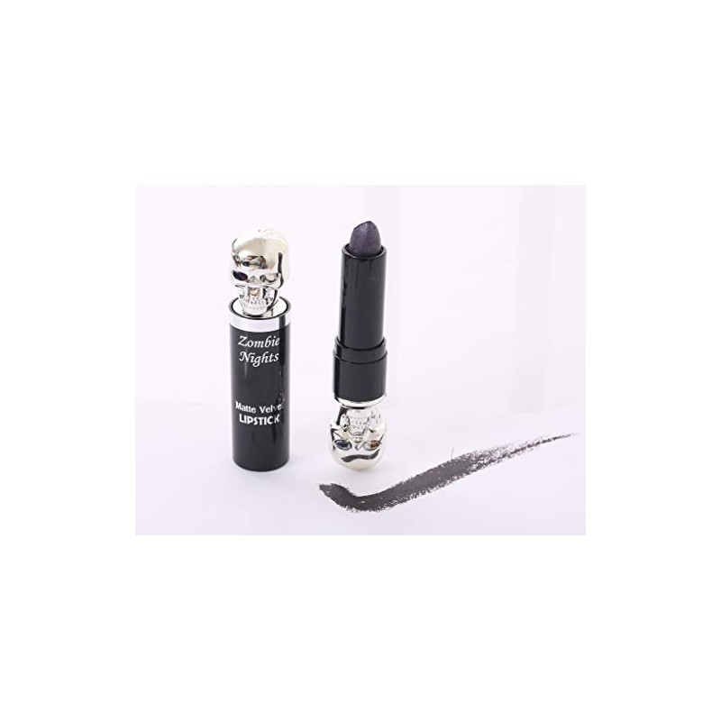 Saffron - Zombie Nights Matte Velvet Lipstick (02 Mid Night)