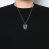 HZMAN St. Michael the Archangel Necklace for Men Stainless Steel