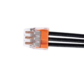 IDEAL Electrical 30-1333S In-Sure Push-In 3 Port Connector Orange, (10PK)