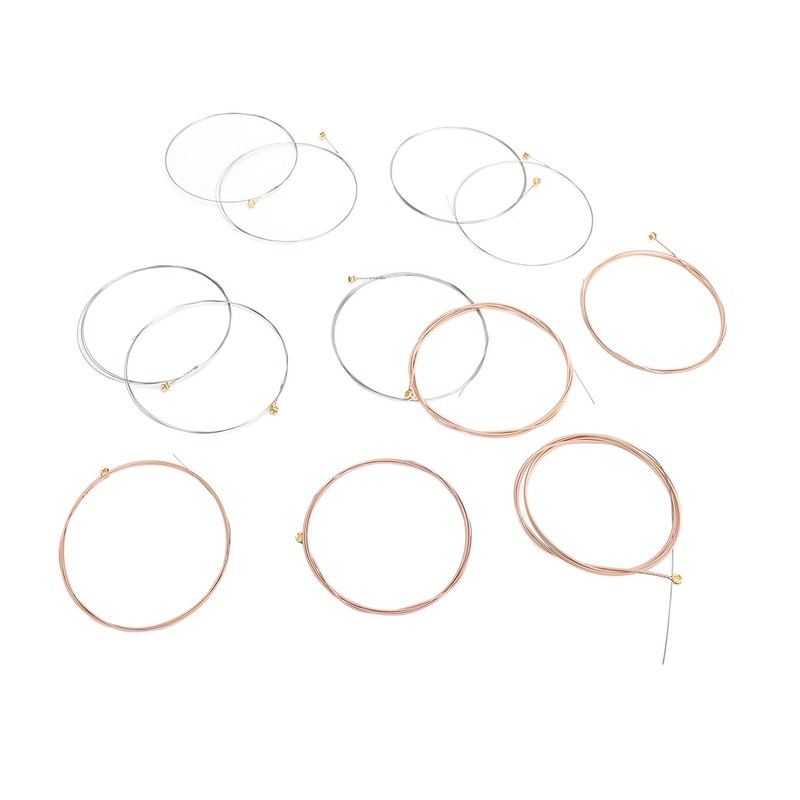 12 Pcs Acoustic Guitar Strings 12‑52 Gauge Phosphor Bronze PU
