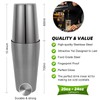 Cocktail Shaker Set, 23-Piece Boston Stainless Steel Bartender Kit with