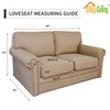 Easy-Going 3 Pieces Stretch Couch Cover Sofa Cover for Dogs