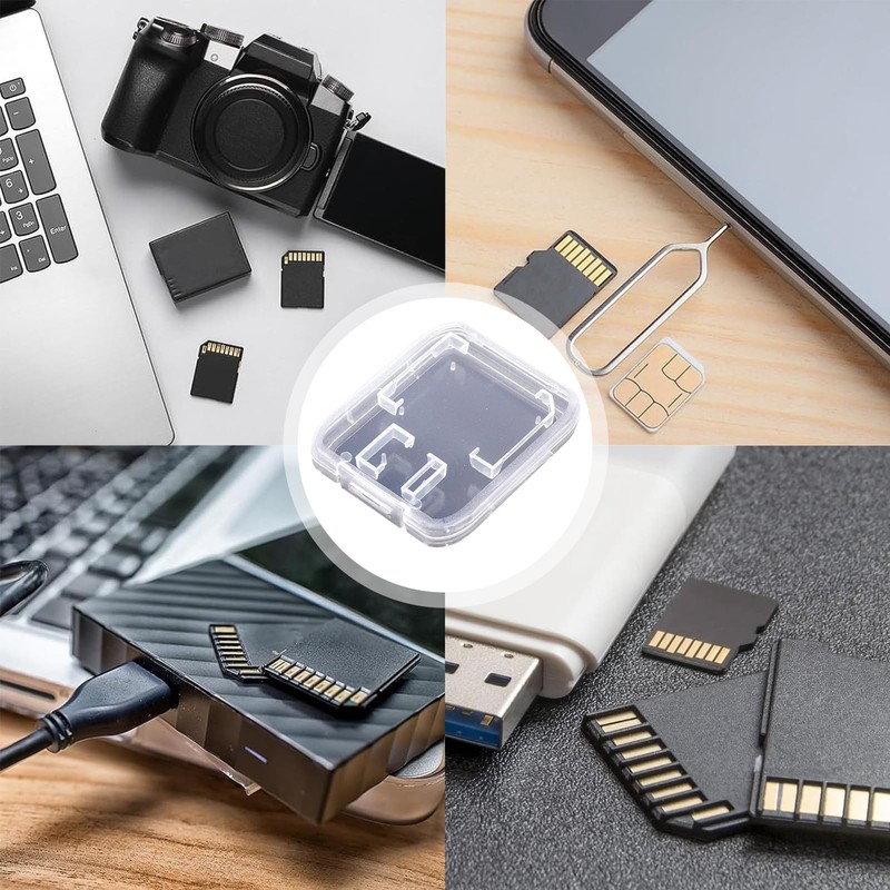 Memory Card Case, Pack of 15 Storage SD, Storage Box,