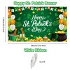Bonieset St. Patrick's Day Backdrop, Polyester, 72.8 x 43.3 Inch,