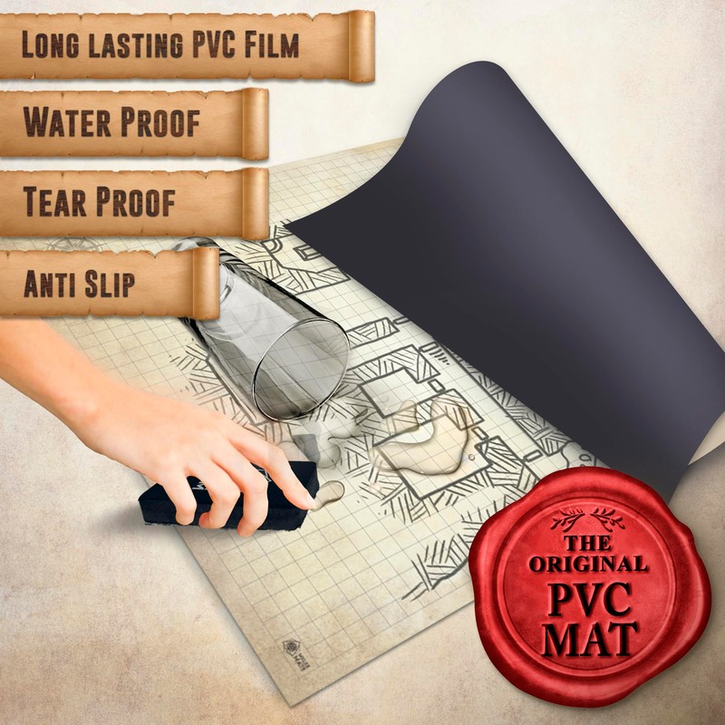 Melee Mats DND Map Starter Kit for Dungeons & Dragons