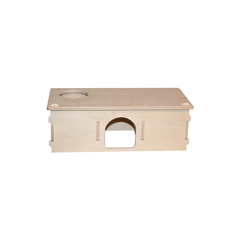 Hamsterwelten Goldhamsterhaus Traumpalast - Multi-Chamber House Glued, 3 Chambers, Removable